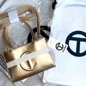 GOLD TELFAR BAG